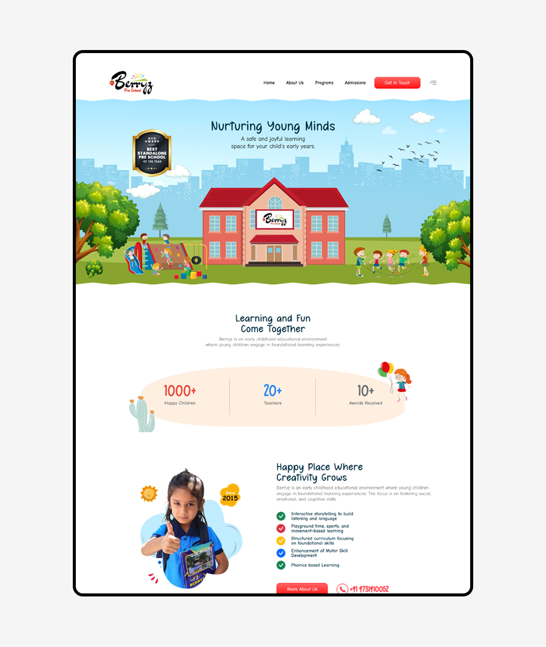 Berryz Preschool Visual Identity