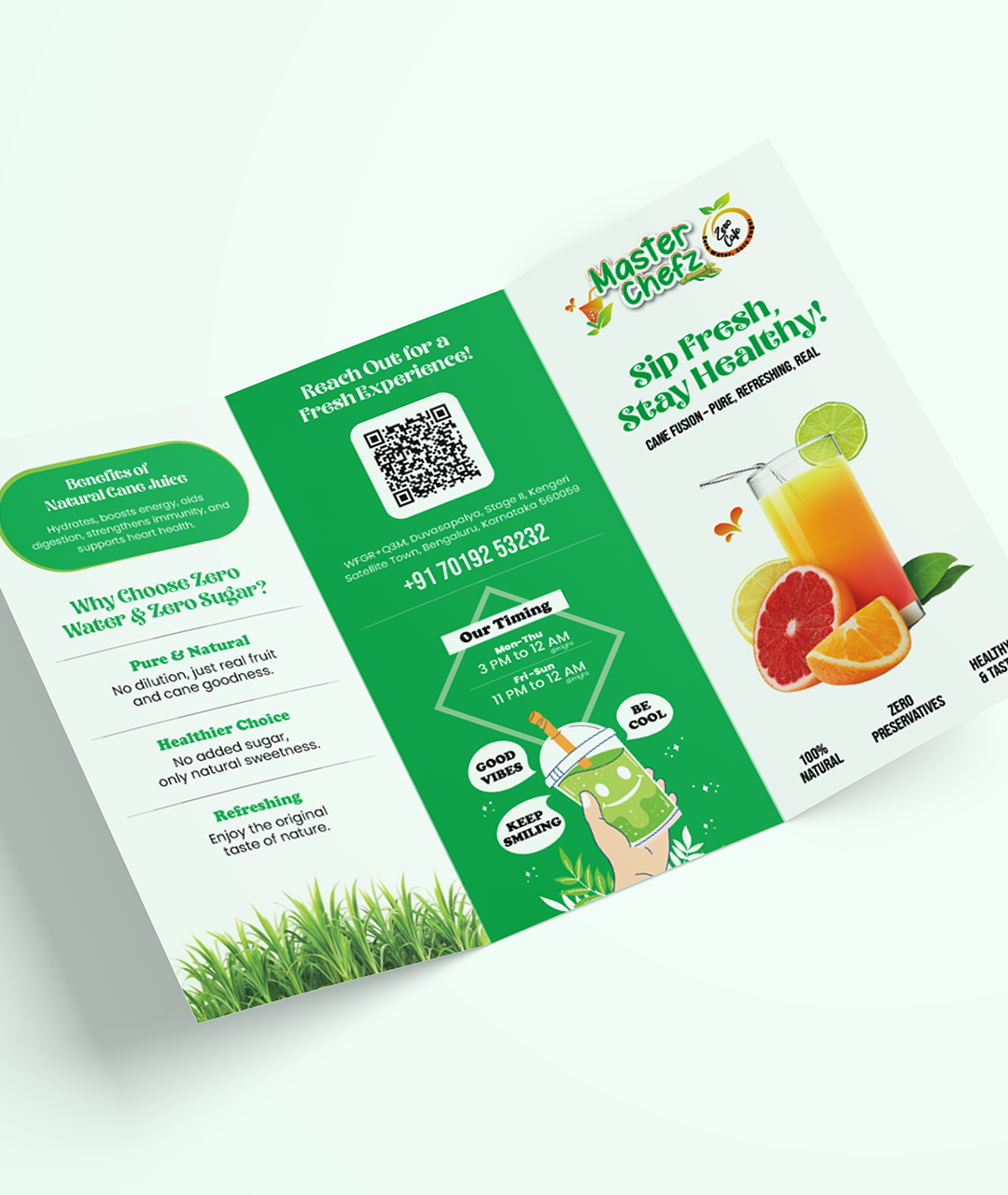 MasterChefz Menu Design