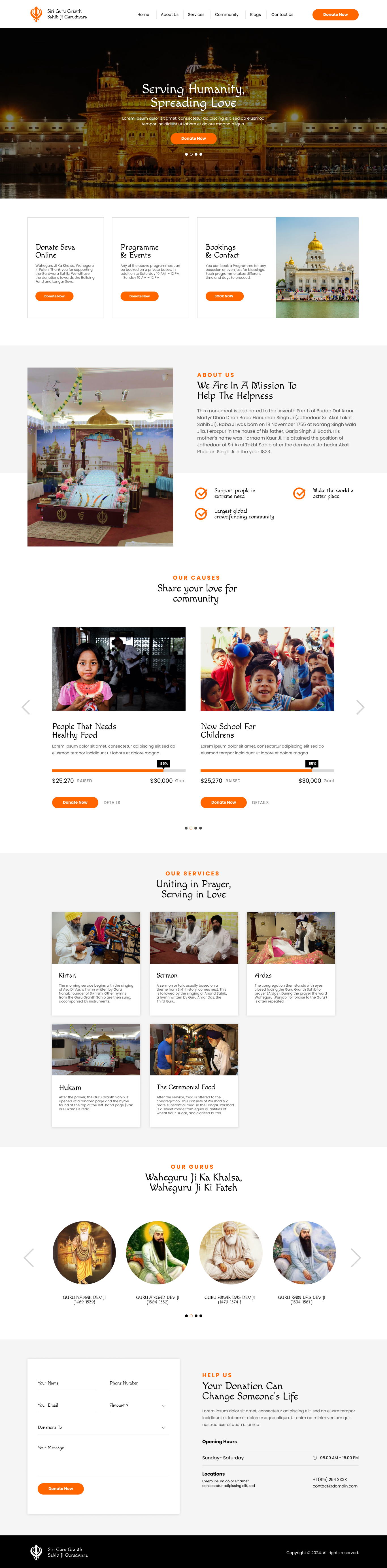 Serving Humanity, Spreading Love